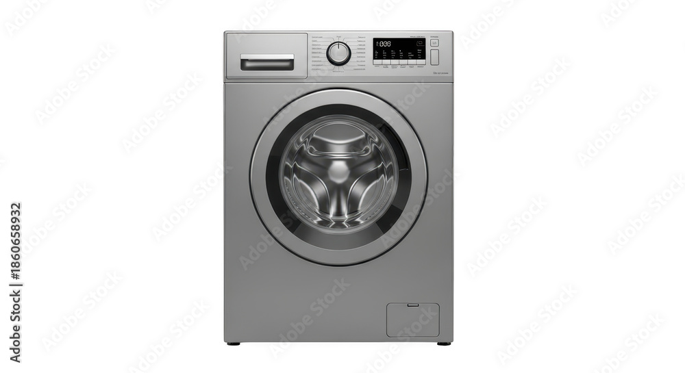 Fototapeta premium Modern front load washing machine
