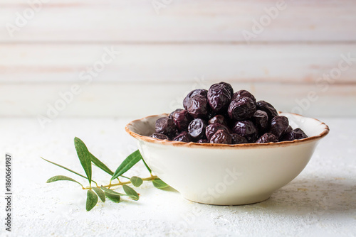 Black olive. Fermented oliv...