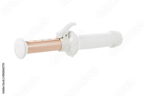 Wallpaper Mural Electric hair curling iron with USB connection and charging, isolated on a white background. Full depth of field. Battery-powered Torontodigital.ca