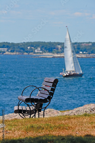 bench by the sea
