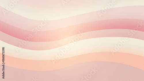 Pastel colored wavy lines on a gradient background Soft Romantic Valentine?s Day Love Abstract