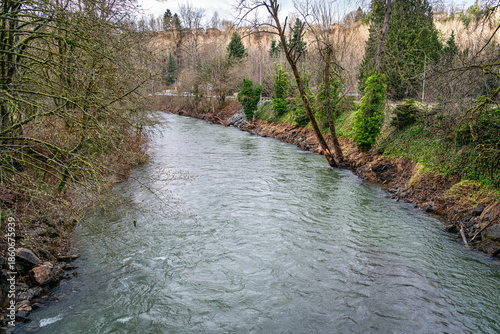 Cedar River In Winter