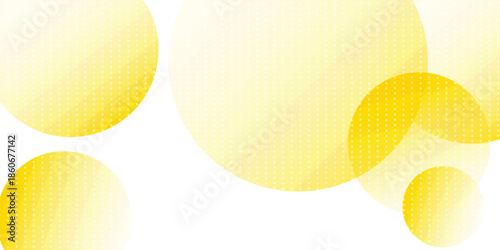 Composition of liquid yellow gradient shapes with geometric circle and dot style. for presentation design  website  print  banner  wallpaper  business card