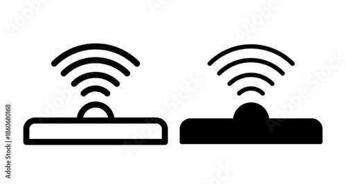 Infrared Icon collection in filled and stroke style.