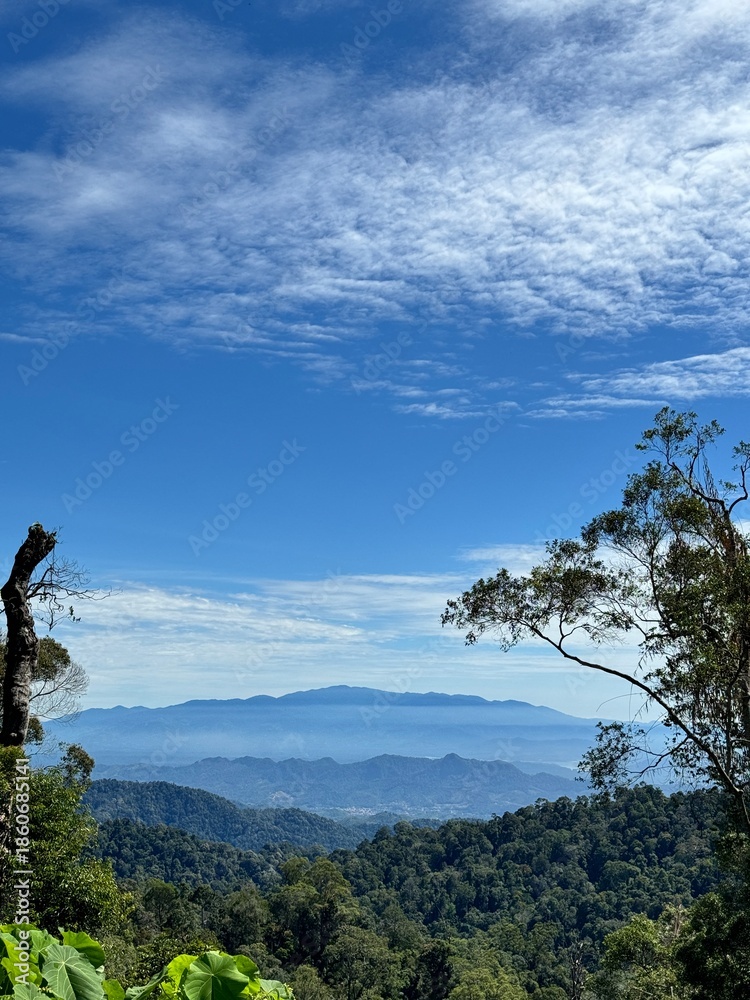 Obraz premium clouds over the mountains
