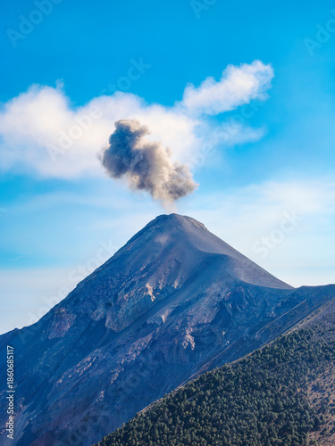 Fuego Volcano, borders of Chimaltenango, Escuintla and Sacatepequez departments, Guatemala