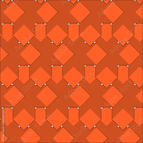 Dybamic shapes seamless pattern, Vector background. colorful patterns useful for textures and background,