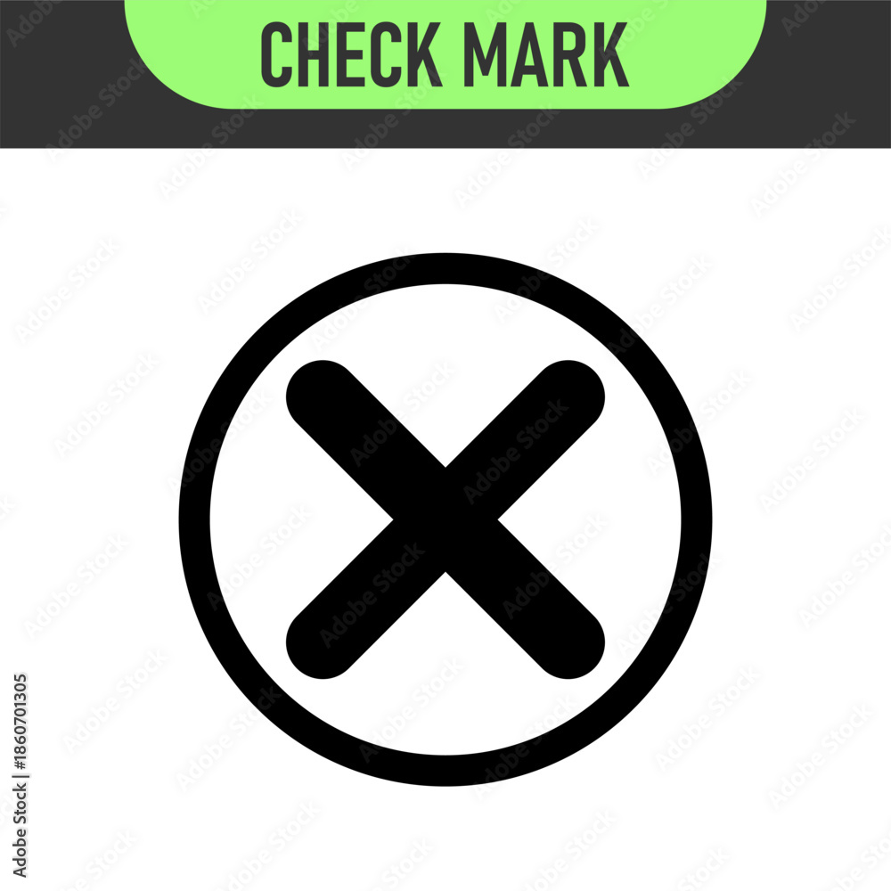 Obraz premium check mark icon button set. check box icon with right and wrong buttons and yes or no checkmark icons in green tick box and red cross. vector illustration 