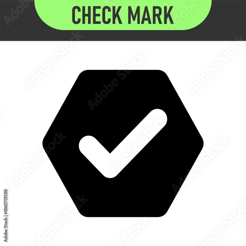 check mark icon button set. check box icon with right and wrong buttons and yes or no checkmark icons in green tick box and red cross. vector illustration	