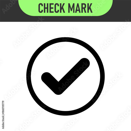 check mark icon button set. check box icon with right and wrong buttons and yes or no checkmark icons in green tick box and red cross. vector illustration	