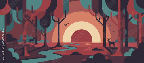 Powerful blonde woman wearing a futuristic cybernetic mask and armor gazes intently forward in a bold, graphic novel style illustration with a textured, limited color palette