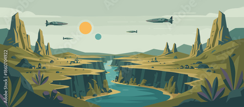 Two illustrated women in swimsuits relaxing on patterned towels, enjoying a summer day while sunbathing on a vibrant green lawn in a pop art comic book style