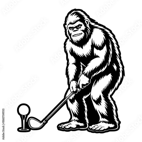 Bigfoot Golfing