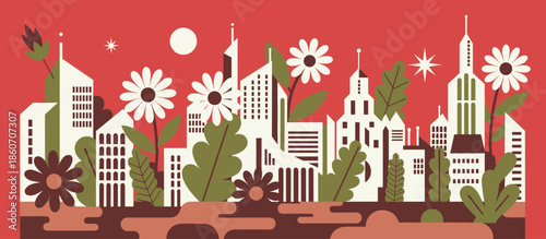 Stylish person with pink hair and black gloves covering their eyes, depicted in a hand-drawn, retro comic book style illustration with a muted pastel color palette