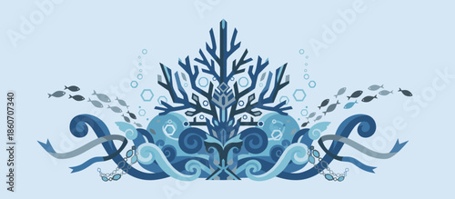 Hand-drawn illustration of a melon slice and a single pink cherry in a charming, sketchy style with black outlines, soft pastel colors, and whimsical textured details