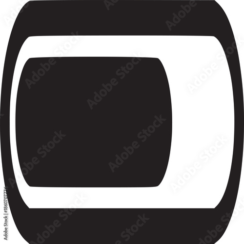 A black and white image showing a loading bar partially filled on a white background simple design