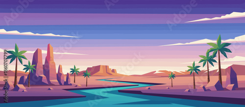 Young happy illustrated couple taking a selfie together, with the red-haired woman looking forward and the smiling man behind her making a peace sign gesture