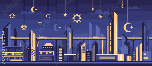 Graphic illustration of a serene woman with glasses and a yellow headscarf lying down and relaxing outdoors, created in a bold, modern comic book art style with stippling details