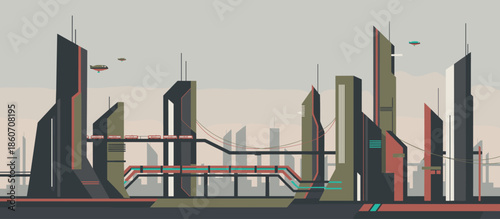 Dark security screen window with a diamond mesh pattern on a building facade under a blue corrugated roof, rendered in a retro halftone comic book illustration style