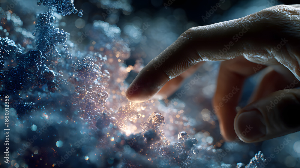 Fototapeta premium AI-driven drug development accelerates new therapies.