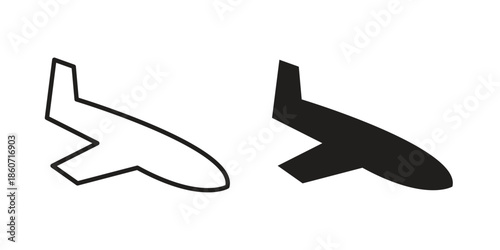 Arrival icons simple design. Vector illustration for web ui