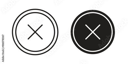Error icons simple design. Vector illustration for web ui