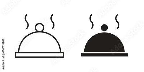 Food icons simple design. Vector illustration for web ui