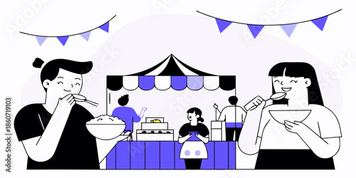 Culinary Delight at Vibrant Street Food Festival