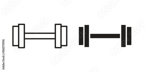 Gym icons simple design. Vector illustration for web ui