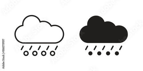 Hail icons simple design. Vector illustration for web ui