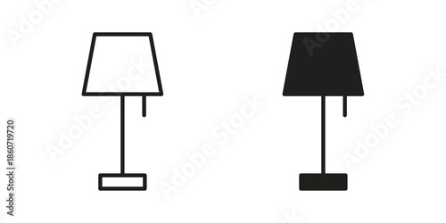 Lamp icons simple design. Vector illustration for web ui