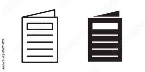 Magazines icons simple design. Vector illustration for web ui