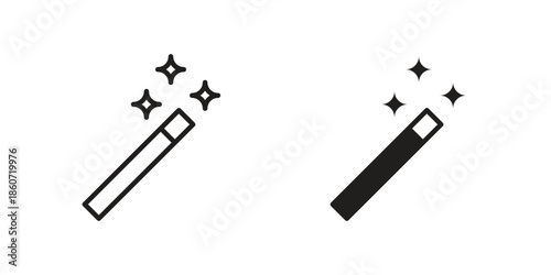 Magic icons simple design. Vector illustration for web ui
