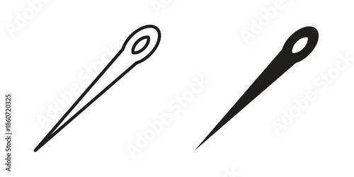 Needle icons simple design. Vector illustration for web ui
