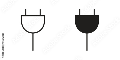 Plug icons simple design. Vector illustration for web ui