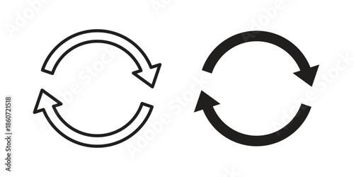 Reuse icons simple design. Vector illustration for web ui