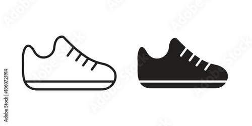 Shoes icons simple design. Vector illustration for web ui