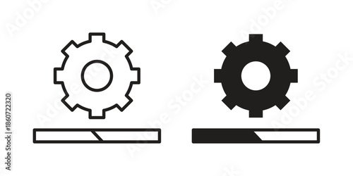 System update icons simple design. Vector illustration for web ui