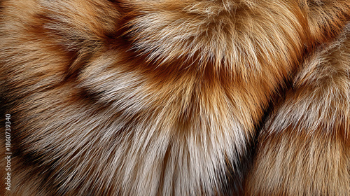 Fox fur texture background