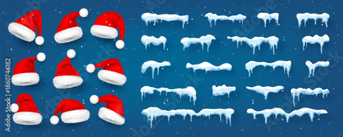 Christmas glowing lights. Festival garlands with colorful bulbs. Greeting card design element. New Year, winter holidays