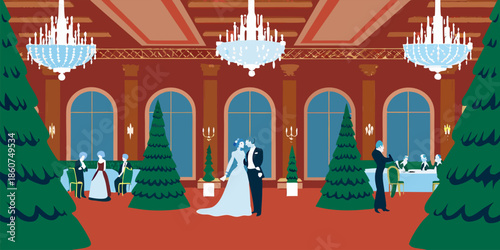 Luxury New Year's Eve Gala in Grand Ballroom