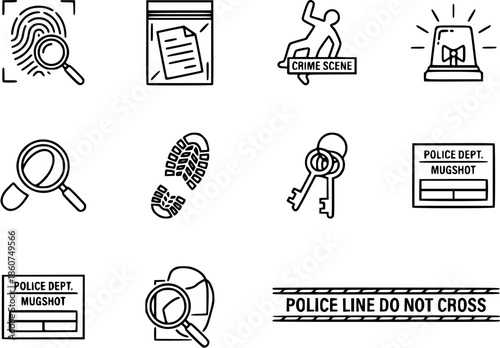 Crime Scene Investigation with Evidence and Forensic Details