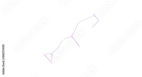 Celestial scorpion connected by cosmic strings