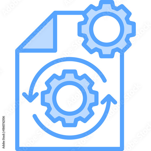 Processing Icon solid icon
