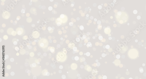 Subtle Golden and White Bokeh Light Background