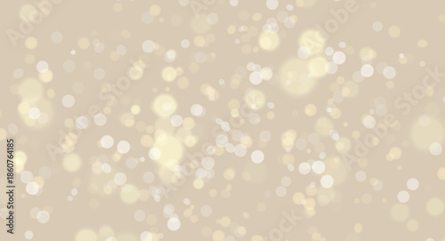 Soft Golden Bokeh Light Background