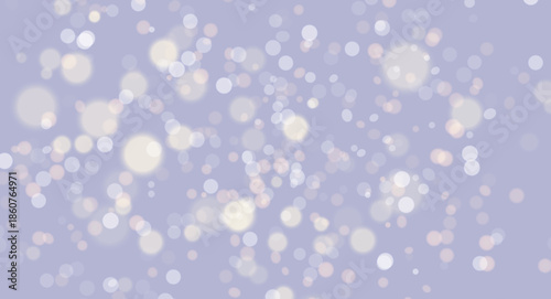 Soft Bokeh Lights on Lavender Purple Background Vector