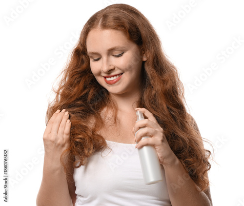 Beautiful young redhead wom...
