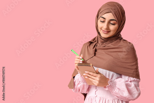 Beautiful Muslim woman with...