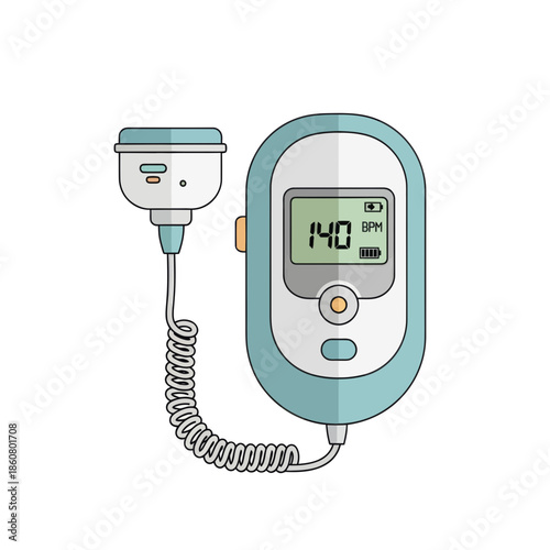 Fetal Doppler for Monitoring Baby's Heartbeat